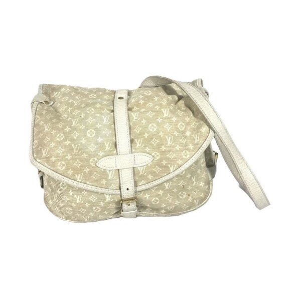 LOUIS VUITTON M95314 Monogram mini-run Saumur30 Crossbody bag flap Shoulder Bag - Picture 1 of 16
